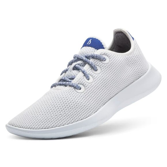 allbirds Shoes - allbirds Women's Tree Runners - Color: Blizzard, Hazy Cobalt - Size: 9